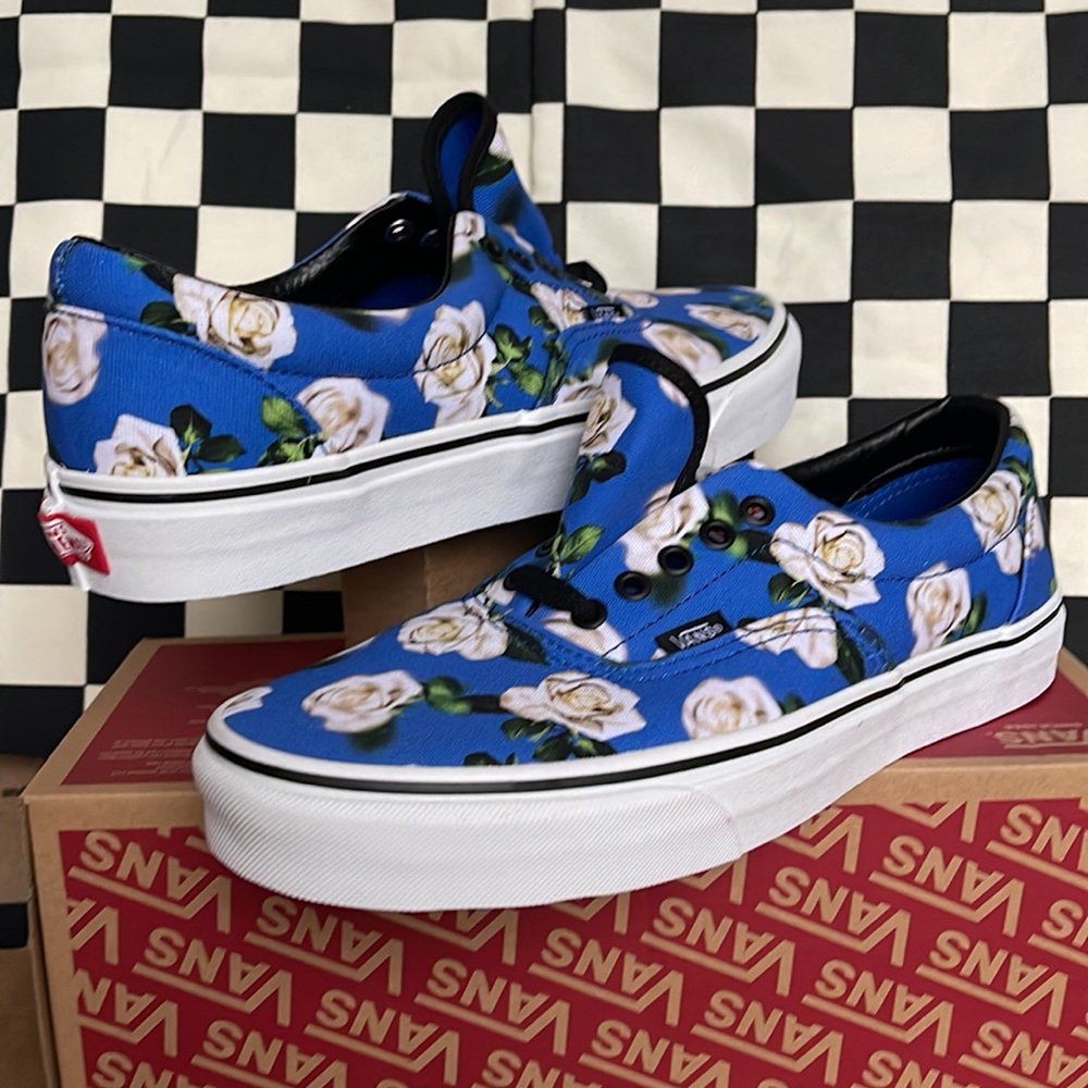 Vans Men’s Era Romantic Floral Lapis Blue sneakers - Picture 8 of 16